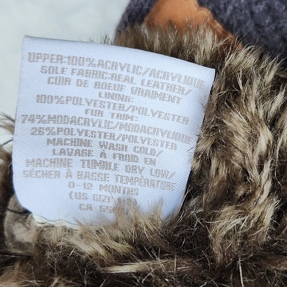 RESTORATION HARDWARE ARTIC FOX BABY BOOTIES